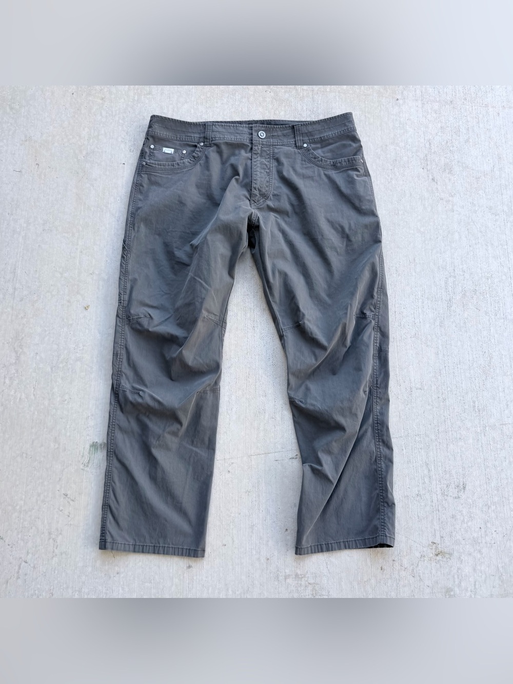 Kuhl Revolvr Pants Men Size 40x 32 Gray Hiking Outdoor